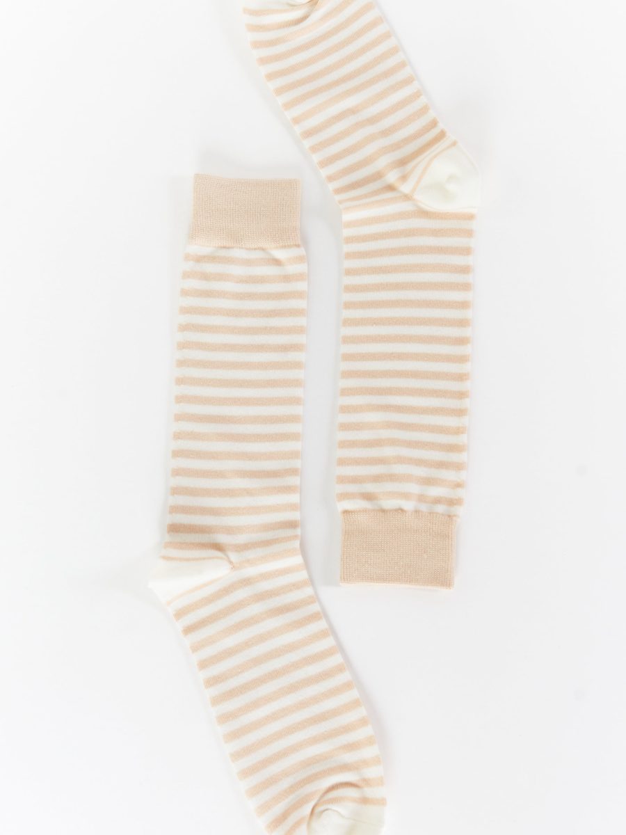 Owen Sock ~ Champagne Stripe