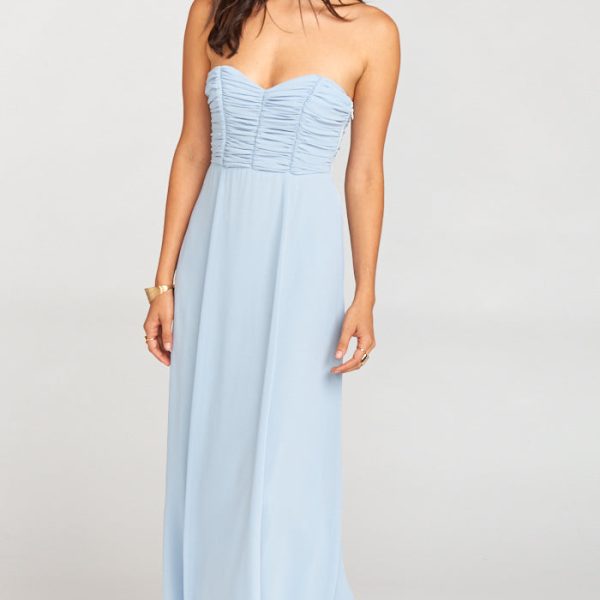 Steel Blue Chiffon