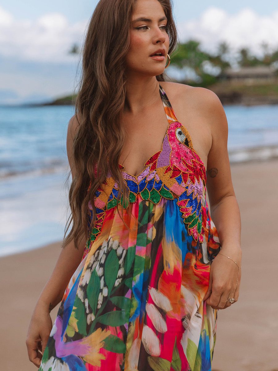 Valentina Maxi Dress ~ Midnight in Rio